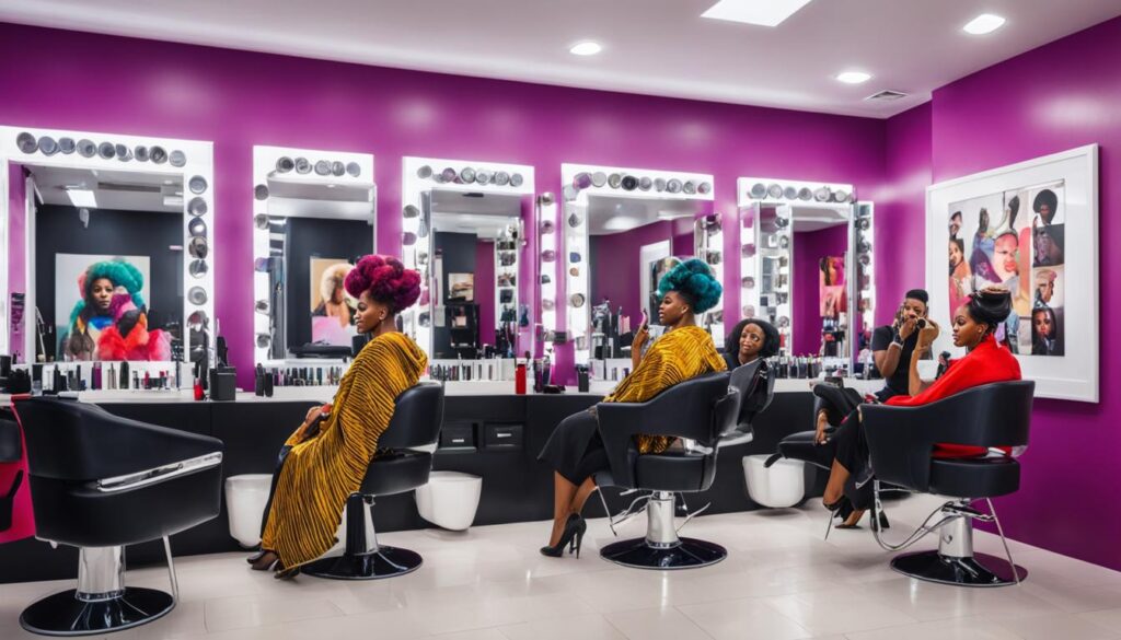 Dominican hair salon