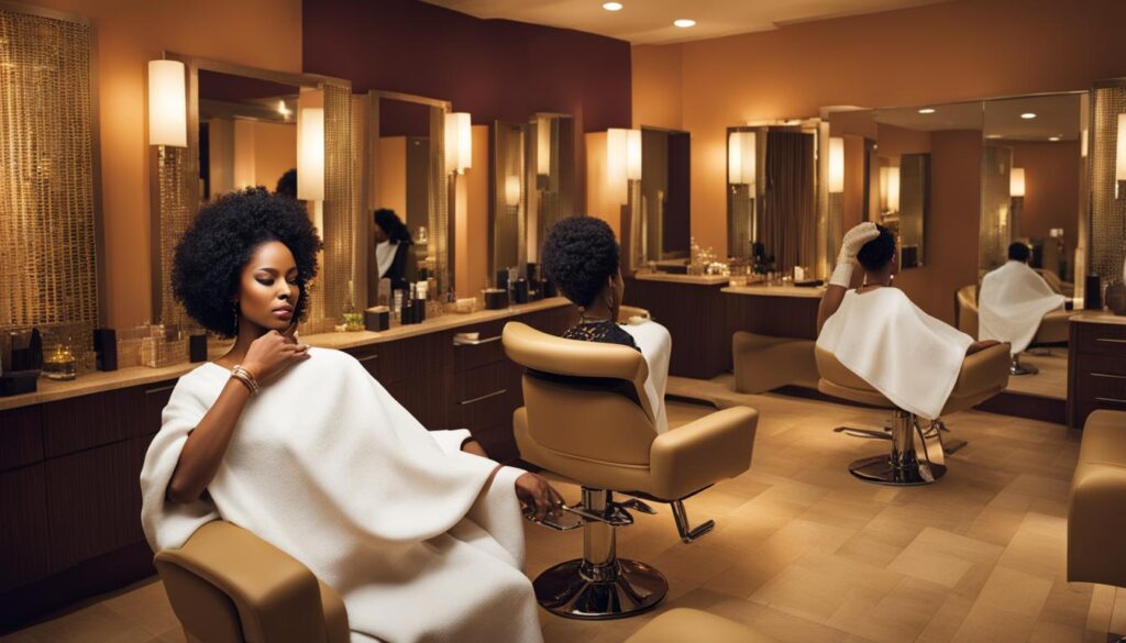 Dominican salon hair care